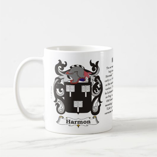 Harmon Family Coat of Arms Mok (Links)