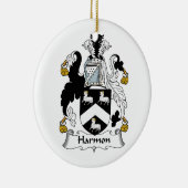 Harmon Family Crest Keramisch Ornament (Rechts)