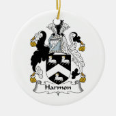 Harmon Family Crest Keramisch Ornament (Voorkant)
