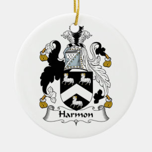 Harmon Family Crest Keramisch Ornament