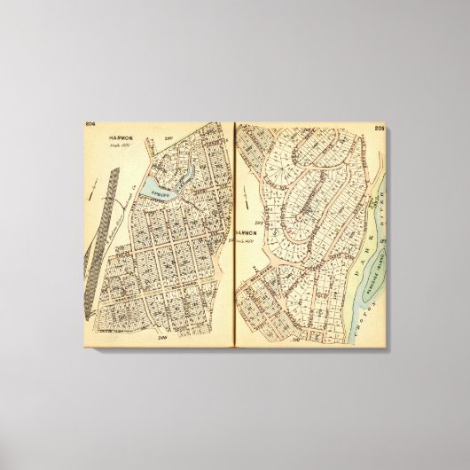 Harmon Park, New York 2 Canvas Afdruk (Voorkant)
