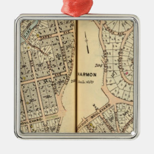 Harmon Park, New York 2 Metalen Ornament