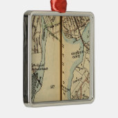 Harmon Park, New York Metalen Ornament (Rechts)