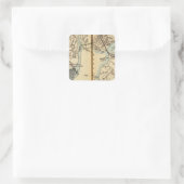 Harmon Park, New York Vierkante Sticker (Tas)