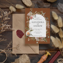 Harmonia Autumn Floral | Boho Oranje Rust Wedding