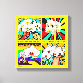 HARMONIA SOCIAL - impressão em tela Canvas Afdruk