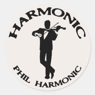 Harmonic, Phil Harmonic Ronde Sticker