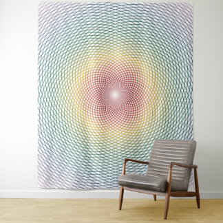 Harmonic Torus Series (Light Spectrum) Tapestry Wandkleed