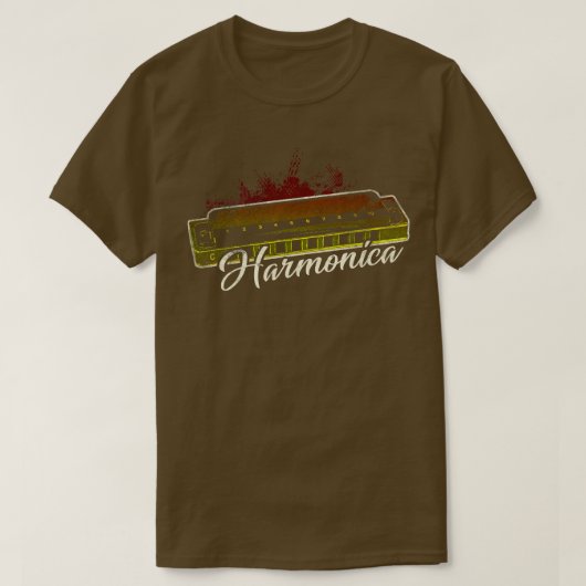 Harmonica 3 t-shirt (Design voorkant)