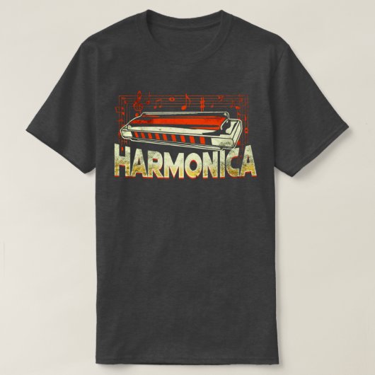 Harmonica 9 t-shirt (Design voorkant)