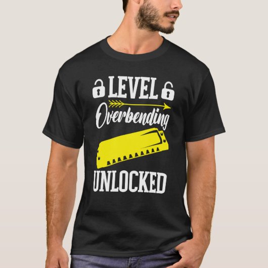 Harmonica afspeelniveau niet vergrendeld t-shirt (Voorkant)