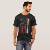 Harmonica Amerikaanse vlag Patriottische Harmonica T-shirt (Voorkant volledig)