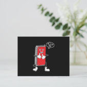 Harmonica Blow Me Blues Jazz Instrument Band Gift Briefkaart (Staand voorkant)