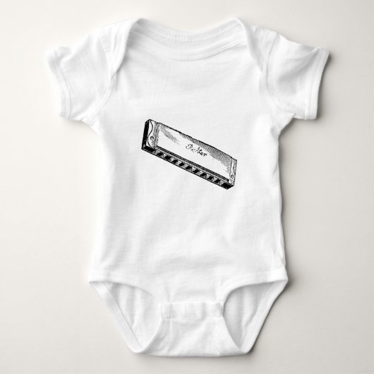 Harmonica/Blues Harp Romper (Voorkant)
