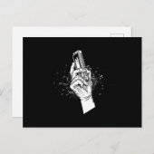 Harmonica Blues Mouth Organ Acoustic Instrument Gi Briefkaart (Voorkant / Achterkant)