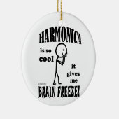 Harmonica, Brain Freeze Keramisch Ornament (Rechts)