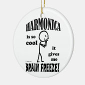 Harmonica, Brain Freeze Keramisch Ornament (Links)