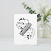 Harmonica Briefkaart (Staand voorkant)