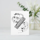 Harmonica Briefkaart (Staand voorkant)