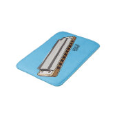 Harmonica cartoon illustratie badmat (Gekanteld)