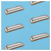 Harmonica cartoon illustratie stof (Close Up)