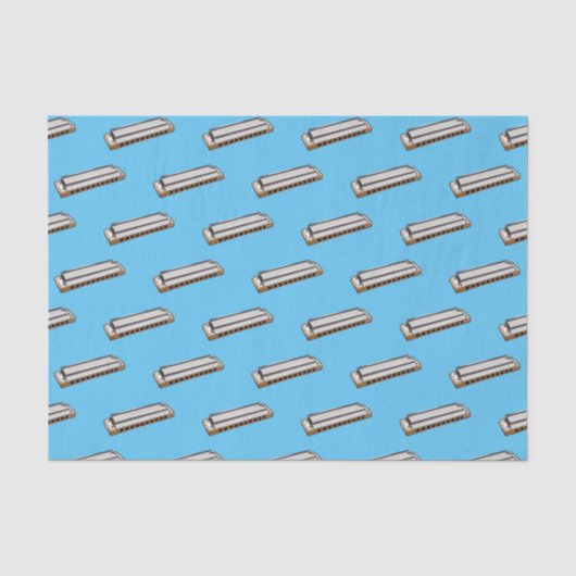 Harmonica cartoon illustratie tissuepapier (Voorkant)