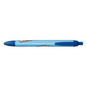 Harmonica cartoon illustratie zwarte inkt pen (Achterkant)