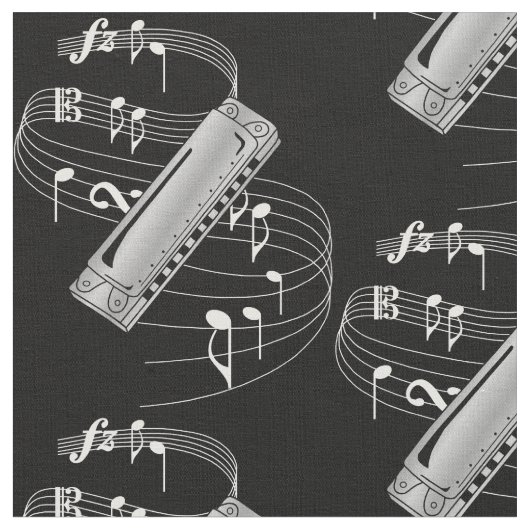 Harmonica Fabric - Donker Stof (Close Up)