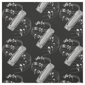 Harmonica Fabric - Donker Stof (Swatch)