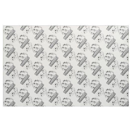 Harmonica Fabric Stof (Fat Quarter)