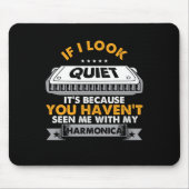 Harmonica Instrument Blues Acoustic Music Gift Muismat (Voorkant)