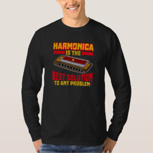 Harmonica Instrument Music Musician Players 17 T-shirt