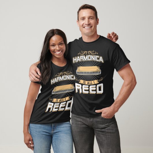 Harmonica is alles wat ik heb gelezen. t-shirt (Unisex)