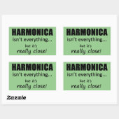 Harmonica is niet alles rechthoekige Sticker (Vel)