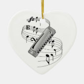 Harmonica Keramisch Ornament (Voorkant)