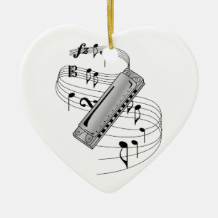 Harmonica Keramisch Ornament