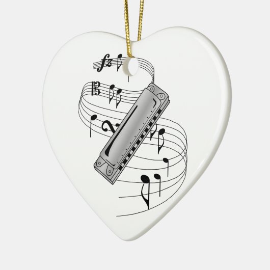 Harmonica Keramisch Ornament (Links)