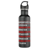 Harmonica Lover De Perfecte Dag Stiermarken Harmon Waterfles (Voorkant)