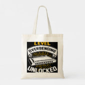 Harmonica Lover Level Ooverending Unlocked Reed Mu Tote Bag (Achterkant)