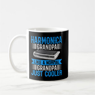 Harmonica Lover Mannen Harmonica Opa Harmonica P Koffiemok