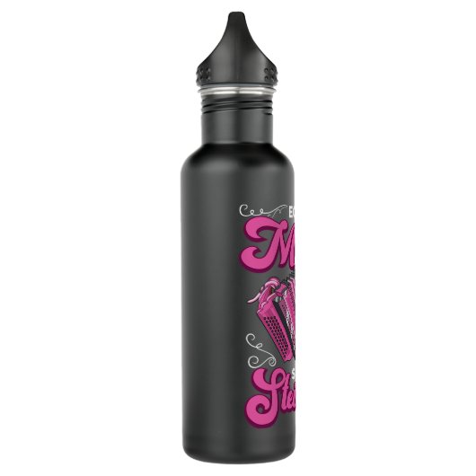 Harmonica Lover Real Lausbua spelen Styrian harmon Waterfles (Links)