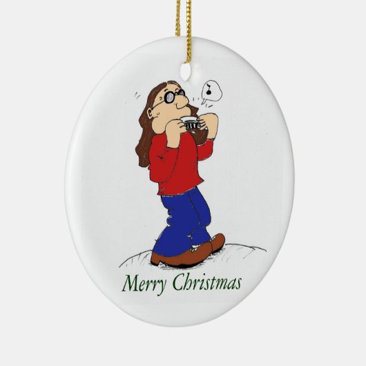 Harmonica Man Christmas Ornament (Rechts)