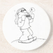 Harmonica Man Onderzetter (Voorkant)