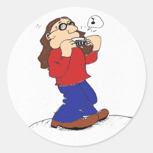 Harmonica Man Sticker (Voorkant)
