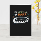 Harmonica meer dan een Harp Instrument Kaart (Gele Bloem)