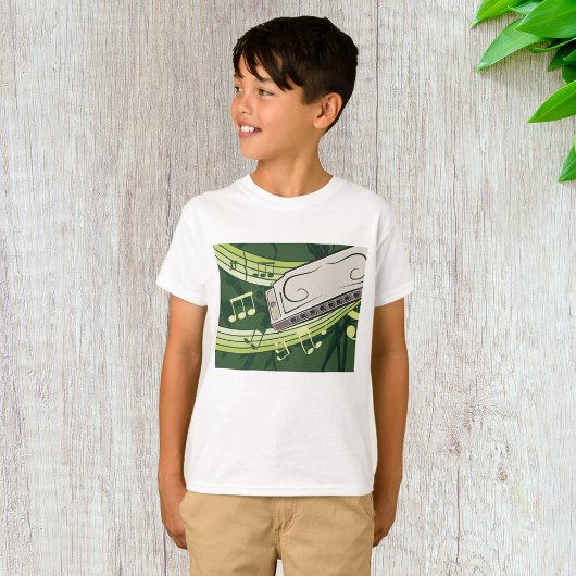 Harmonica Music T-shirt
