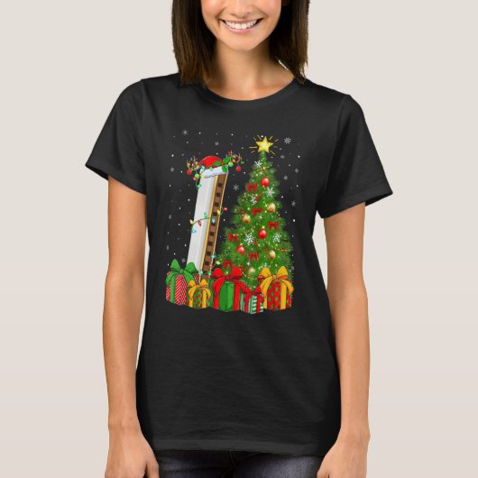 Harmonica Music Xmas Holiday Santa Harmonica Chri T-shirt (Voorkant)