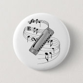 Harmonica Ronde Button 5,7 Cm (Voorkant)