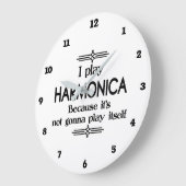 Harmonica - Speel zelf Funny Deco Music Grote Klok (Hoek)