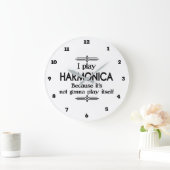 Harmonica - Speel zelf Funny Deco Music Grote Klok (Huis)
